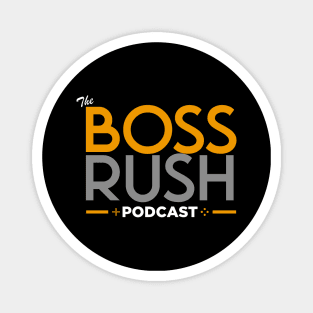 The Boss Rush Podcast Logo (Black Creator Support) Magnet